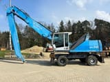 2011 Fuchs MHL340 wheel excavator, side profile view