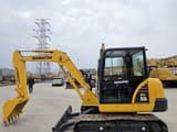 2022 Komatsu PC56 mini excavator, side view