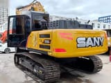 2022 Sany SY215C Pro crawler excavator, rear three-quarter view