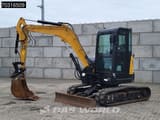 2020 Sany SY50U mini excavator, side profile view