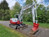 2022 Takeuchi TB290-2 mini excavator, side view