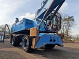 2009 Terex Fuchs MHL360 material handler, low angle front view