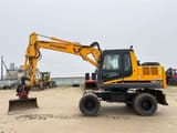2008 Hyundai Robex 140 W-7A wheel excavator, side profile view