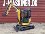 XCMG XE27E mini excavator, side view