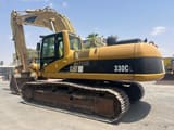 2006 Caterpillar 330CL crawler excavator, rear three-quarter view