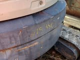2012 Kubota U25-3EU mini excavator rear counterweight view