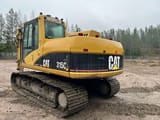 2004 Caterpillar 315C crawler excavator rear three-quarter view