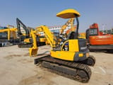 2022 Komatsu PC40MR mini excavator, rear three-quarter view