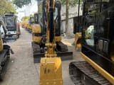 2016 Caterpillar 303CR mini excavator, front view