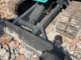 2002 Kobelco SK60 Crawler Excavator dozer blade view