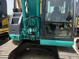 2021 Kobelco 135SR crawler excavator, front view of the cab and upper structure