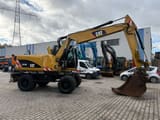 2010 Caterpillar M316D wheel excavator, side profile view