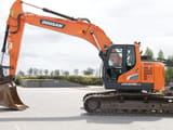 2020 Doosan DX235LCR crawler excavator, side view
