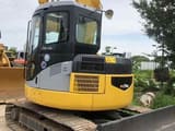 2002 Komatsu PC78US crawler excavator, rear three-quarter view