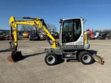 2019 Wacker Neuson EW65 wheel excavator, side view