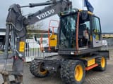 2021 Volvo EWR 130 E wheel excavator, front three-quarter view