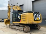 2017 Caterpillar 330F crawler excavator, rear three-quarter view