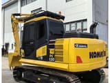2024 Komatsu PC130 crawler excavator, rear three-quarter view