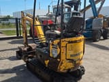 2016 Komatsu PC16R mini excavator rear view