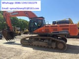 2022 Doosan DX530LC crawler excavator, side profile view
