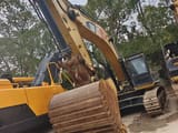 2023 Caterpillar 349D crawler excavator, front three-quarter view