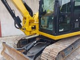 2015 Caterpillar 308 excavator, front three-quarter view