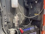 2021 Hitachi ZX55 mini excavator engine compartment view