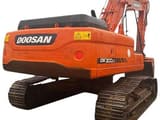 2013 Doosan DX300LC crawler excavator, rear three-quarter view