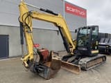 2016 Yanmar VIO80-1A mini excavator, side profile view