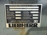 2018 Liebherr LH30 M Litronic identification plate