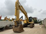 2016 Komatsu PC400-8 crawler excavator, front three-quarter view