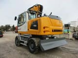 2023 Liebherr A916 LITRONIC G6.0-D wheel excavator, rear three-quarter view