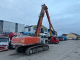 2010 Hitachi ZX350LC-3 crawler excavator, rear three-quarter view