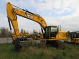 2023 JCB JS220X crawler excavator, side profile view