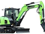 Eurotrac HE60-EV mini excavator, side view