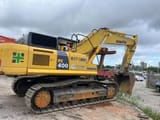 2020 Komatsu PC400-8 crawler excavator, side profile view