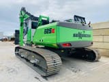 2020 Sennebogen 825 E demolition excavator, rear three-quarter view