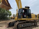 2022 Komatsu PC350-7 crawler excavator side view