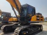2023 Sany SY485H excavator, front three-quarter view