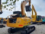 2021 Sany SY95C mini excavator, rear three-quarter view