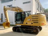 2023 Caterpillar 320GC crawler excavator, side profile view