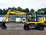 2016 Komatsu PW160-8 wheel excavator, side view