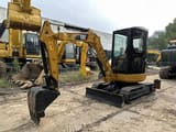 2022 Caterpillar 303CR mini excavator, side view