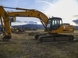 2007 CASE CX240B crawler excavator, side profile view