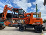 2014 Doosan DX170W wheel excavator side view