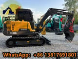 2023 Volvo EC55DL mini excavator, side view