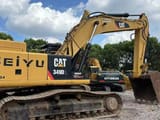 2021 Caterpillar 349DL crawler excavator side view