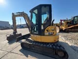 2019 Caterpillar 305.5E2 CR crawler excavator, side view