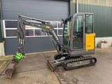 2019 Volvo EC20E mini excavator, side view