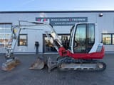 2017 Takeuchi TB250 mini excavator, side view